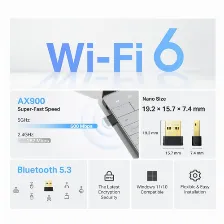 Adaptador Usb / Tp-link /archer Tx10ub Nano / Ax900 Nano Wi-fi 6 Bluetooth Usb Adapter